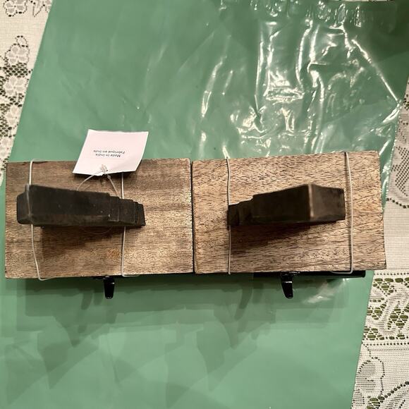 Balsam & Fir Trading Co. Set of 2 Wooden Christmas Tree Stocking Holders - Picture 12 of 12